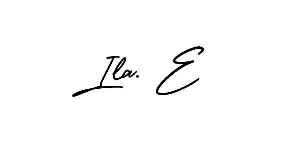 You can use this online signature creator to create a handwritten signature for the name Ila. E. This is the best online autograph maker. Ila. E signature style 3 images and pictures png