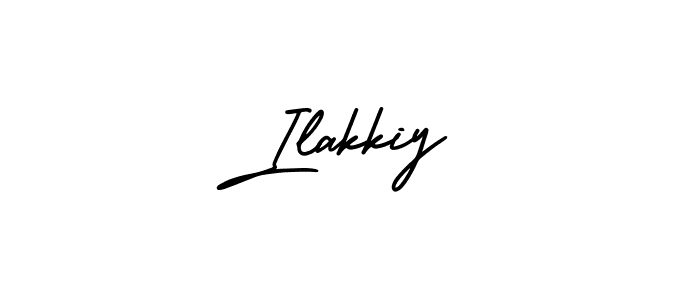 Create a beautiful signature design for name Ilakkiy. With this signature (AmerikaSignatureDemo-Regular) fonts, you can make a handwritten signature for free. Ilakkiy signature style 3 images and pictures png