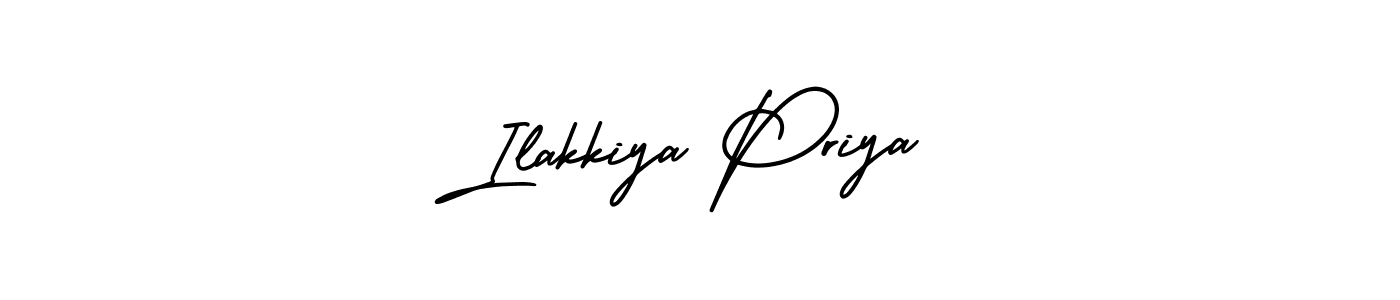 Also You can easily find your signature by using the search form. We will create Ilakkiya Priya name handwritten signature images for you free of cost using AmerikaSignatureDemo-Regular sign style. Ilakkiya Priya signature style 3 images and pictures png