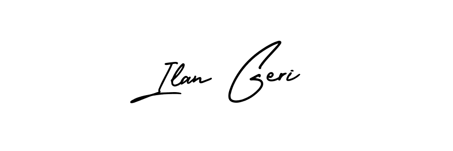 Design your own signature with our free online signature maker. With this signature software, you can create a handwritten (AmerikaSignatureDemo-Regular) signature for name Ilan Geri. Ilan Geri signature style 3 images and pictures png