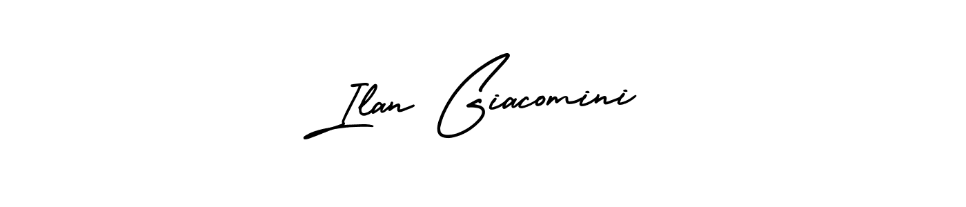 Make a beautiful signature design for name Ilan Giacomini. With this signature (AmerikaSignatureDemo-Regular) style, you can create a handwritten signature for free. Ilan Giacomini signature style 3 images and pictures png