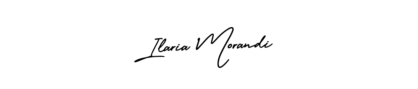 if you are searching for the best signature style for your name Ilaria Morandi. so please give up your signature search. here we have designed multiple signature styles  using AmerikaSignatureDemo-Regular. Ilaria Morandi signature style 3 images and pictures png