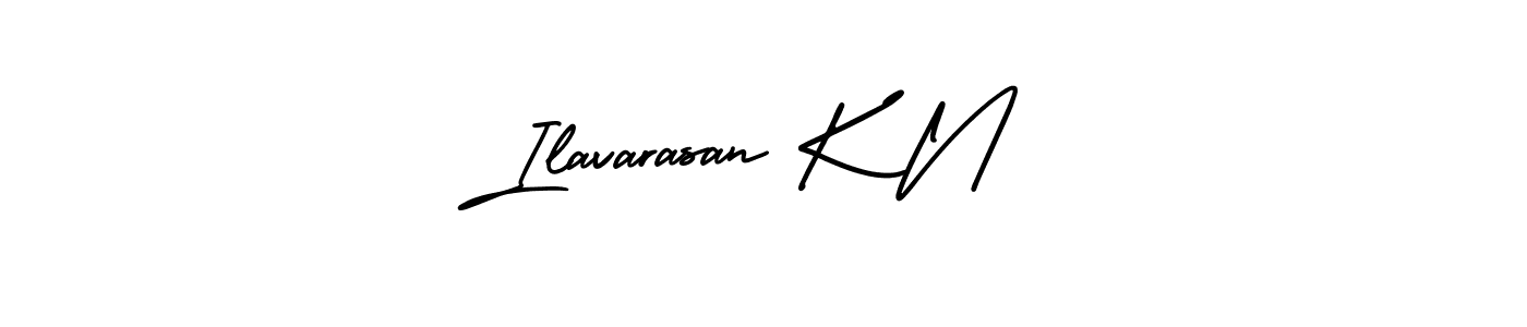 How to Draw Ilavarasan K N signature style? AmerikaSignatureDemo-Regular is a latest design signature styles for name Ilavarasan K N. Ilavarasan K N signature style 3 images and pictures png