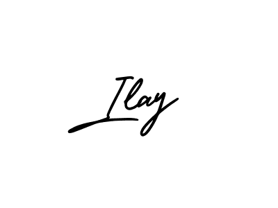 How to make Ilay name signature. Use AmerikaSignatureDemo-Regular style for creating short signs online. This is the latest handwritten sign. Ilay signature style 3 images and pictures png