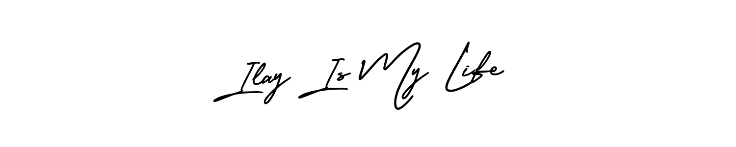 Make a beautiful signature design for name Ilay Is My Life. With this signature (AmerikaSignatureDemo-Regular) style, you can create a handwritten signature for free. Ilay Is My Life signature style 3 images and pictures png