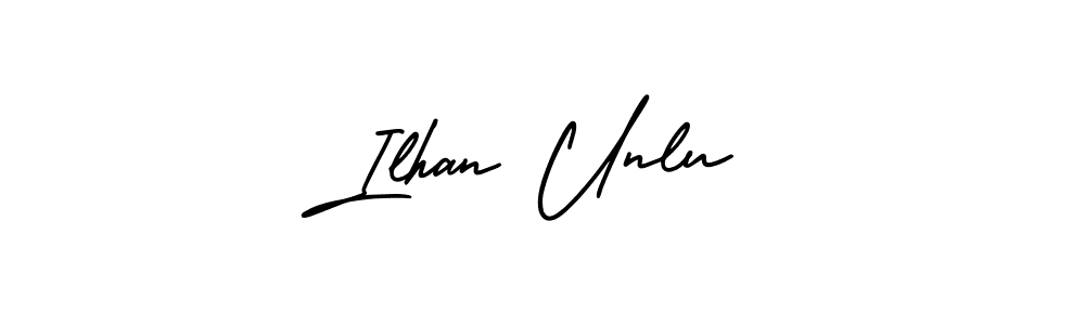 AmerikaSignatureDemo-Regular is a professional signature style that is perfect for those who want to add a touch of class to their signature. It is also a great choice for those who want to make their signature more unique. Get Ilhan Unlu name to fancy signature for free. Ilhan Unlu signature style 3 images and pictures png