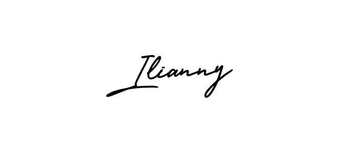 How to Draw Ilianny signature style? AmerikaSignatureDemo-Regular is a latest design signature styles for name Ilianny. Ilianny signature style 3 images and pictures png