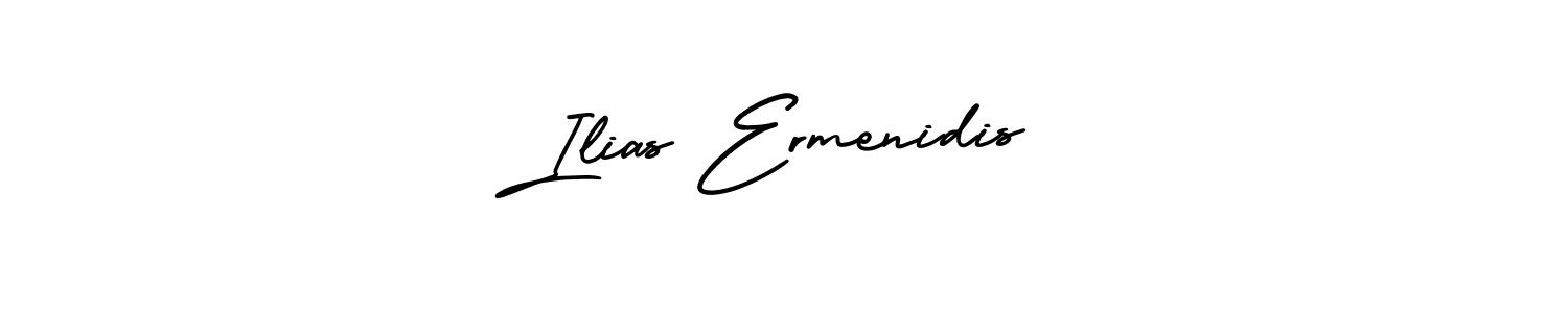 Best and Professional Signature Style for Ilias Ermenidis. AmerikaSignatureDemo-Regular Best Signature Style Collection. Ilias Ermenidis signature style 3 images and pictures png