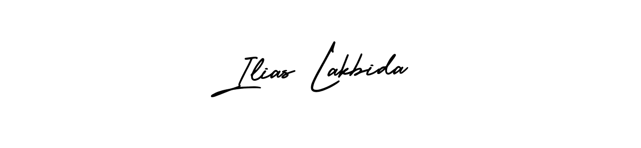 Create a beautiful signature design for name Ilias Lakbida. With this signature (AmerikaSignatureDemo-Regular) fonts, you can make a handwritten signature for free. Ilias Lakbida signature style 3 images and pictures png