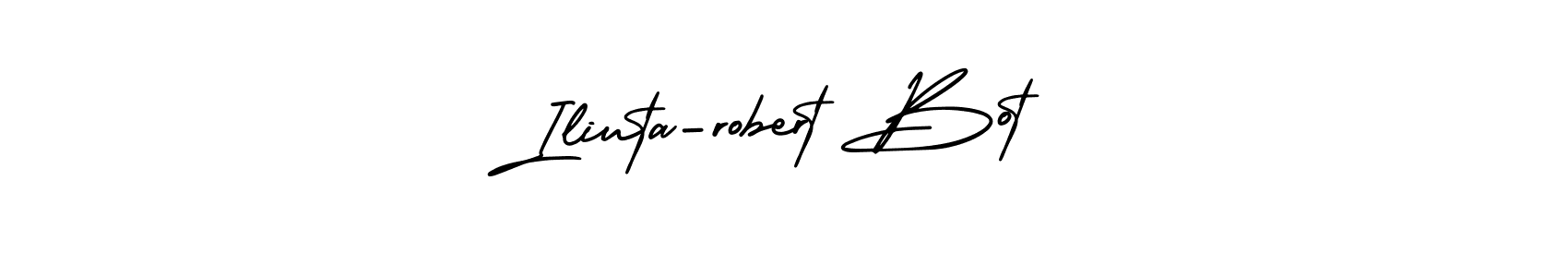 Create a beautiful signature design for name Iliuta-robert Bot. With this signature (AmerikaSignatureDemo-Regular) fonts, you can make a handwritten signature for free. Iliuta-robert Bot signature style 3 images and pictures png