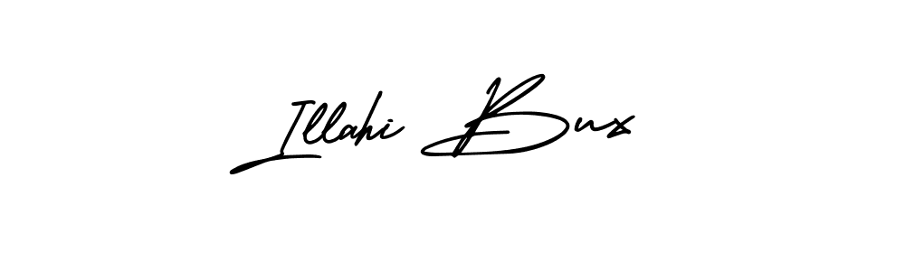 Create a beautiful signature design for name Illahi Bux. With this signature (AmerikaSignatureDemo-Regular) fonts, you can make a handwritten signature for free. Illahi Bux signature style 3 images and pictures png