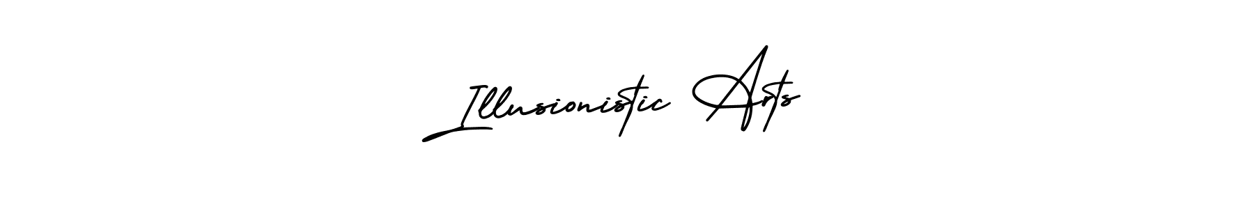 Create a beautiful signature design for name Illusionistic Arts. With this signature (AmerikaSignatureDemo-Regular) fonts, you can make a handwritten signature for free. Illusionistic Arts signature style 3 images and pictures png