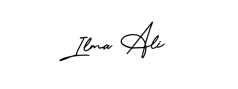 Make a beautiful signature design for name Ilma Ali. Use this online signature maker to create a handwritten signature for free. Ilma Ali signature style 3 images and pictures png