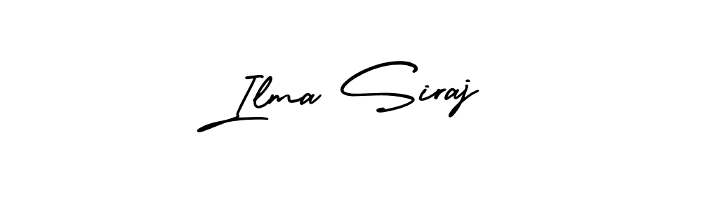 if you are searching for the best signature style for your name Ilma Siraj. so please give up your signature search. here we have designed multiple signature styles  using AmerikaSignatureDemo-Regular. Ilma Siraj signature style 3 images and pictures png
