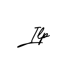 How to make Ilp name signature. Use AmerikaSignatureDemo-Regular style for creating short signs online. This is the latest handwritten sign. Ilp signature style 3 images and pictures png