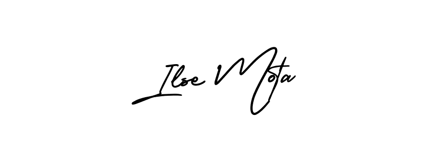 Use a signature maker to create a handwritten signature online. With this signature software, you can design (AmerikaSignatureDemo-Regular) your own signature for name Ilse Mota. Ilse Mota signature style 3 images and pictures png