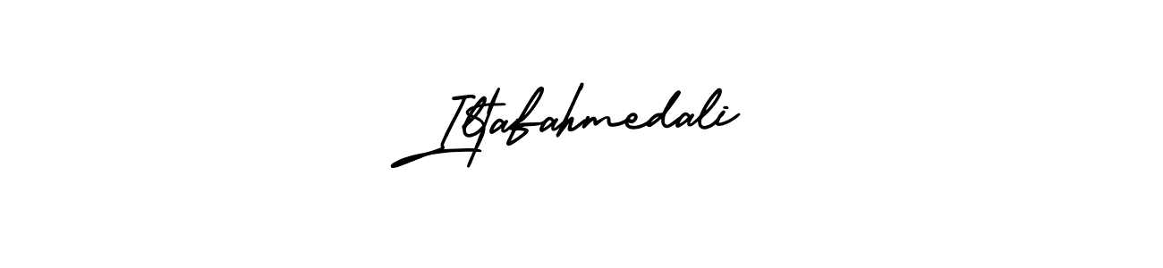 Iltafahmedali stylish signature style. Best Handwritten Sign (AmerikaSignatureDemo-Regular) for my name. Handwritten Signature Collection Ideas for my name Iltafahmedali. Iltafahmedali signature style 3 images and pictures png