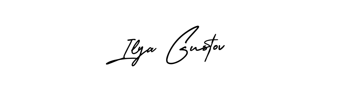 Similarly AmerikaSignatureDemo-Regular is the best handwritten signature design. Signature creator online .You can use it as an online autograph creator for name Ilya Gustov. Ilya Gustov signature style 3 images and pictures png