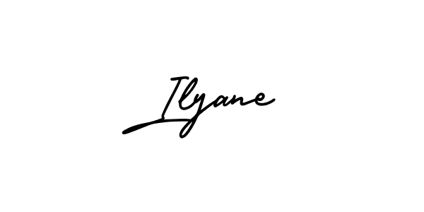 Create a beautiful signature design for name Ilyane. With this signature (AmerikaSignatureDemo-Regular) fonts, you can make a handwritten signature for free. Ilyane signature style 3 images and pictures png