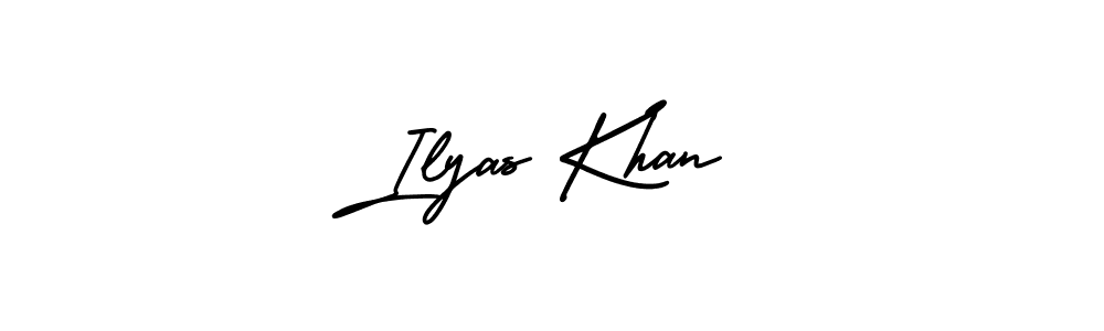 It looks lik you need a new signature style for name Ilyas Khan. Design unique handwritten (AmerikaSignatureDemo-Regular) signature with our free signature maker in just a few clicks. Ilyas Khan signature style 3 images and pictures png