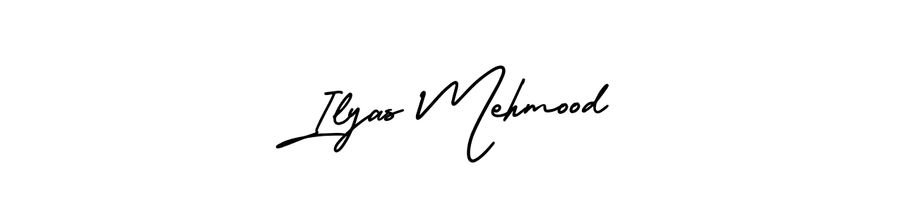 Design your own signature with our free online signature maker. With this signature software, you can create a handwritten (AmerikaSignatureDemo-Regular) signature for name Ilyas Mehmood. Ilyas Mehmood signature style 3 images and pictures png
