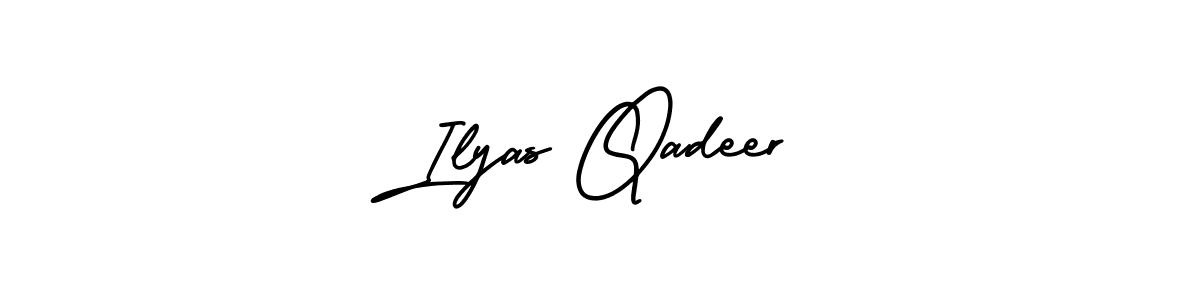 Best and Professional Signature Style for Ilyas Qadeer. AmerikaSignatureDemo-Regular Best Signature Style Collection. Ilyas Qadeer signature style 3 images and pictures png