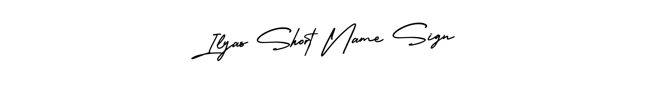 Make a beautiful signature design for name Ilyas Short Name Sign. With this signature (AmerikaSignatureDemo-Regular) style, you can create a handwritten signature for free. Ilyas Short Name Sign signature style 3 images and pictures png