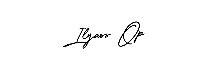 Also You can easily find your signature by using the search form. We will create Ilyass Op name handwritten signature images for you free of cost using AmerikaSignatureDemo-Regular sign style. Ilyass Op signature style 3 images and pictures png