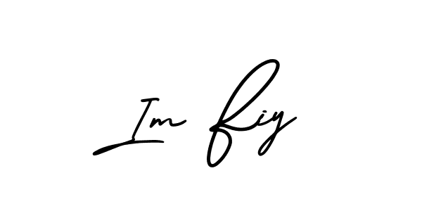 Make a beautiful signature design for name Im Fiy. With this signature (AmerikaSignatureDemo-Regular) style, you can create a handwritten signature for free. Im Fiy signature style 3 images and pictures png