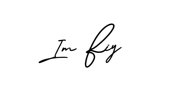 Make a beautiful signature design for name Im Fiy. With this signature (AmerikaSignatureDemo-Regular) style, you can create a handwritten signature for free. Im Fiy signature style 3 images and pictures png