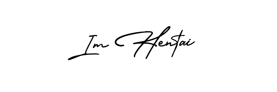 The best way (AmerikaSignatureDemo-Regular) to make a short signature is to pick only two or three words in your name. The name Im Hentai include a total of six letters. For converting this name. Im Hentai signature style 3 images and pictures png