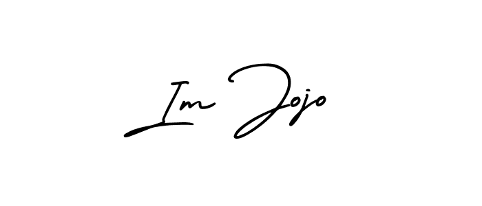 Use a signature maker to create a handwritten signature online. With this signature software, you can design (AmerikaSignatureDemo-Regular) your own signature for name Im Jojo. Im Jojo signature style 3 images and pictures png