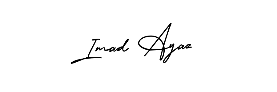 Also we have Imad Ayaz name is the best signature style. Create professional handwritten signature collection using AmerikaSignatureDemo-Regular autograph style. Imad Ayaz signature style 3 images and pictures png
