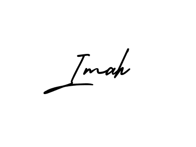 How to Draw Imah signature style? AmerikaSignatureDemo-Regular is a latest design signature styles for name Imah. Imah signature style 3 images and pictures png