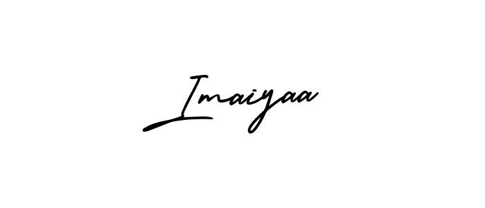 Create a beautiful signature design for name Imaiyaa. With this signature (AmerikaSignatureDemo-Regular) fonts, you can make a handwritten signature for free. Imaiyaa signature style 3 images and pictures png