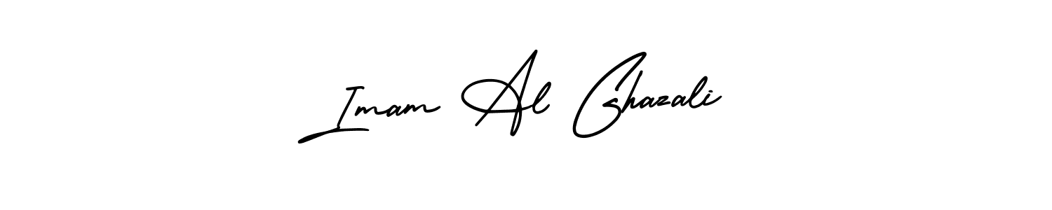 if you are searching for the best signature style for your name Imam Al Ghazali. so please give up your signature search. here we have designed multiple signature styles  using AmerikaSignatureDemo-Regular. Imam Al Ghazali signature style 3 images and pictures png