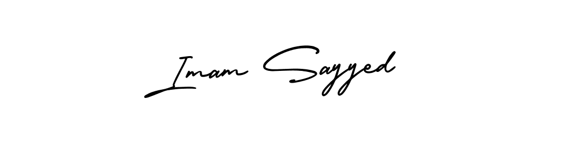 if you are searching for the best signature style for your name Imam Sayyed. so please give up your signature search. here we have designed multiple signature styles  using AmerikaSignatureDemo-Regular. Imam Sayyed signature style 3 images and pictures png