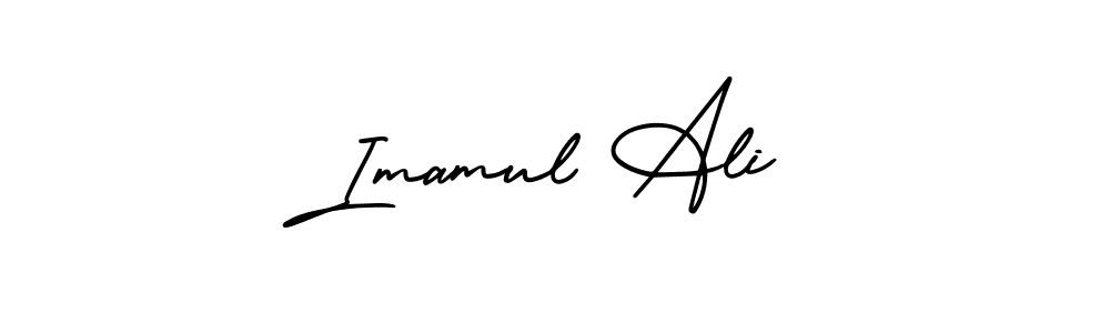 Create a beautiful signature design for name Imamul Ali. With this signature (AmerikaSignatureDemo-Regular) fonts, you can make a handwritten signature for free. Imamul Ali signature style 3 images and pictures png