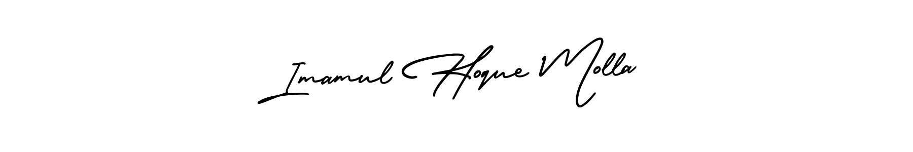 Create a beautiful signature design for name Imamul Hoque Molla. With this signature (AmerikaSignatureDemo-Regular) fonts, you can make a handwritten signature for free. Imamul Hoque Molla signature style 3 images and pictures png
