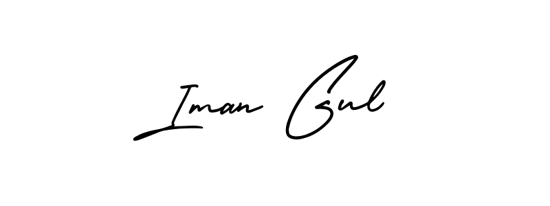 See photos of Iman Gul official signature by Spectra . Check more albums & portfolios. Read reviews & check more about AmerikaSignatureDemo-Regular font. Iman Gul signature style 3 images and pictures png