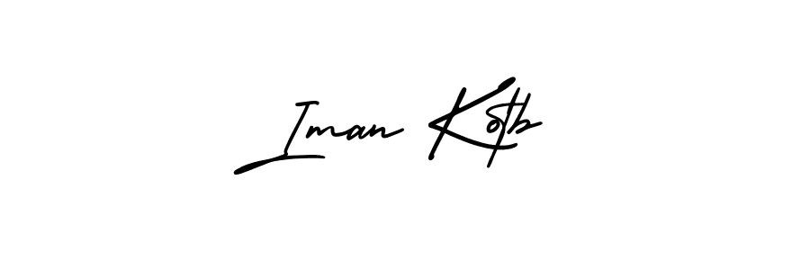 Make a short Iman Kotb signature style. Manage your documents anywhere anytime using AmerikaSignatureDemo-Regular. Create and add eSignatures, submit forms, share and send files easily. Iman Kotb signature style 3 images and pictures png