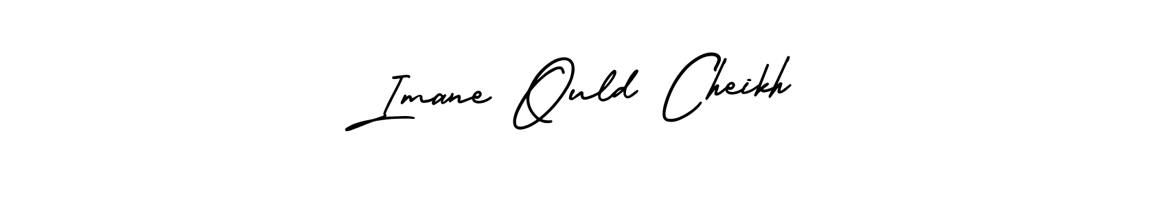 Also You can easily find your signature by using the search form. We will create Imane Ould Cheikh name handwritten signature images for you free of cost using AmerikaSignatureDemo-Regular sign style. Imane Ould Cheikh signature style 3 images and pictures png