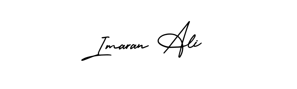 Make a beautiful signature design for name Imaran Ali. Use this online signature maker to create a handwritten signature for free. Imaran Ali signature style 3 images and pictures png
