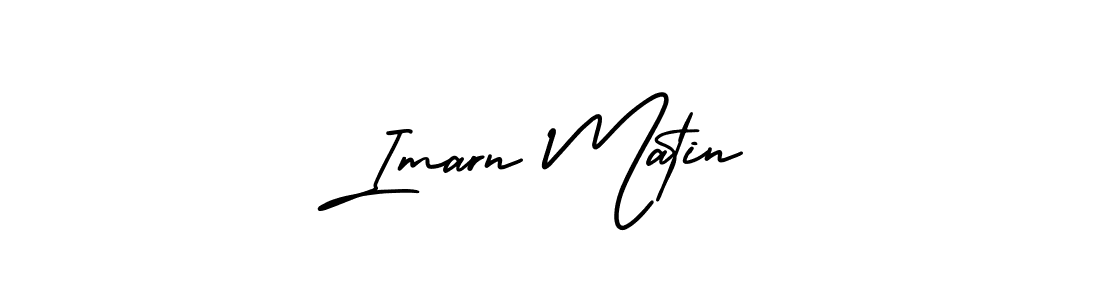 Also we have Imarn Matin name is the best signature style. Create professional handwritten signature collection using AmerikaSignatureDemo-Regular autograph style. Imarn Matin signature style 3 images and pictures png