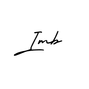 Design your own signature with our free online signature maker. With this signature software, you can create a handwritten (AmerikaSignatureDemo-Regular) signature for name Imb. Imb signature style 3 images and pictures png