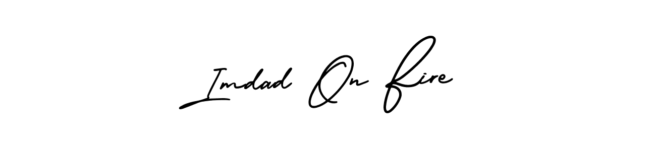 Check out images of Autograph of Imdad On Fire name. Actor Imdad On Fire Signature Style. AmerikaSignatureDemo-Regular is a professional sign style online. Imdad On Fire signature style 3 images and pictures png