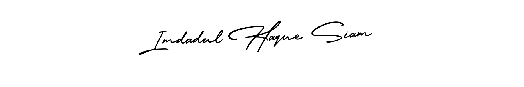 Also we have Imdadul Haque Siam name is the best signature style. Create professional handwritten signature collection using AmerikaSignatureDemo-Regular autograph style. Imdadul Haque Siam signature style 3 images and pictures png