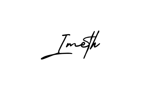 It looks lik you need a new signature style for name Imeth. Design unique handwritten (AmerikaSignatureDemo-Regular) signature with our free signature maker in just a few clicks. Imeth signature style 3 images and pictures png