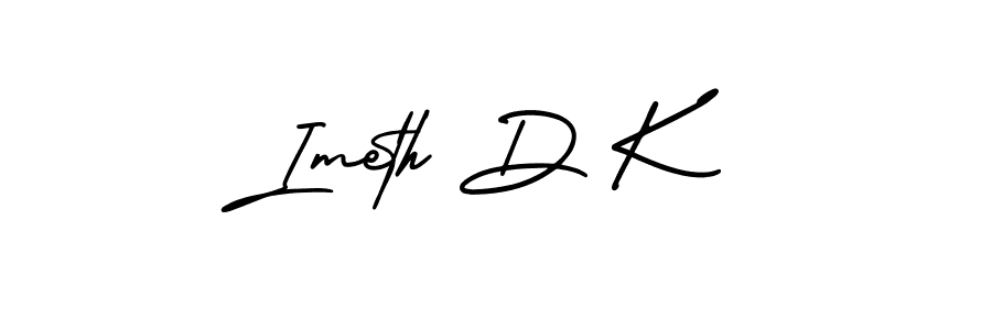 How to Draw Imeth D K signature style? AmerikaSignatureDemo-Regular is a latest design signature styles for name Imeth D K. Imeth D K signature style 3 images and pictures png