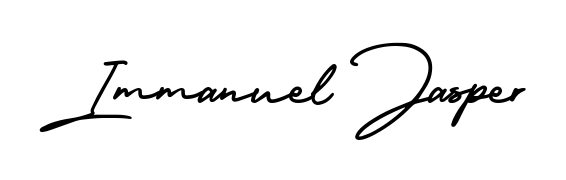 A modern signature idea for name Immanuel Jasper using AmerikaSignatureDemo-Regular font. Clean strokes and elegant curves make it stand out instantly. Immanuel Jasper signature style 3 images and pictures png